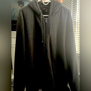 Michael Kors Men’s Zip Up Hoodie in Gray (Size XXL)